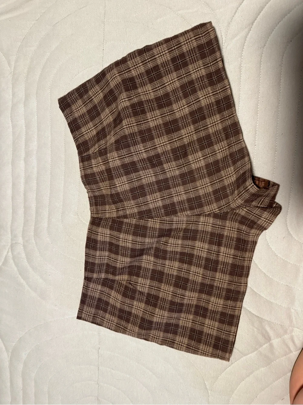 Pretty little things Plaid Cotton mini Shorts